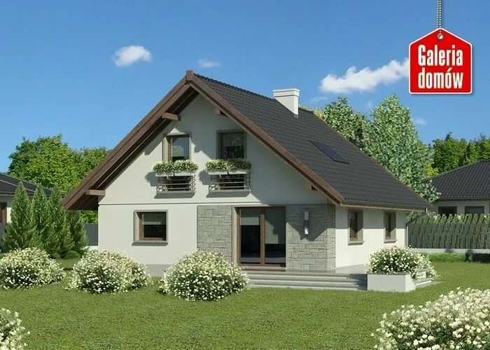 Планировки домов с мансардами фото Pin on Casa 2