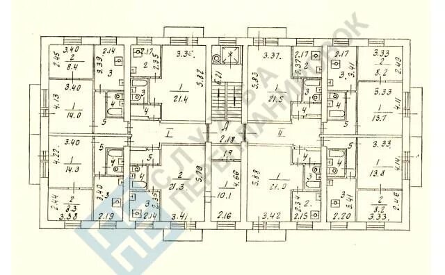 Планировки домов серии ii 18 9 Серия II-18 - планировка квартир с размерами, БТИ и другая информация