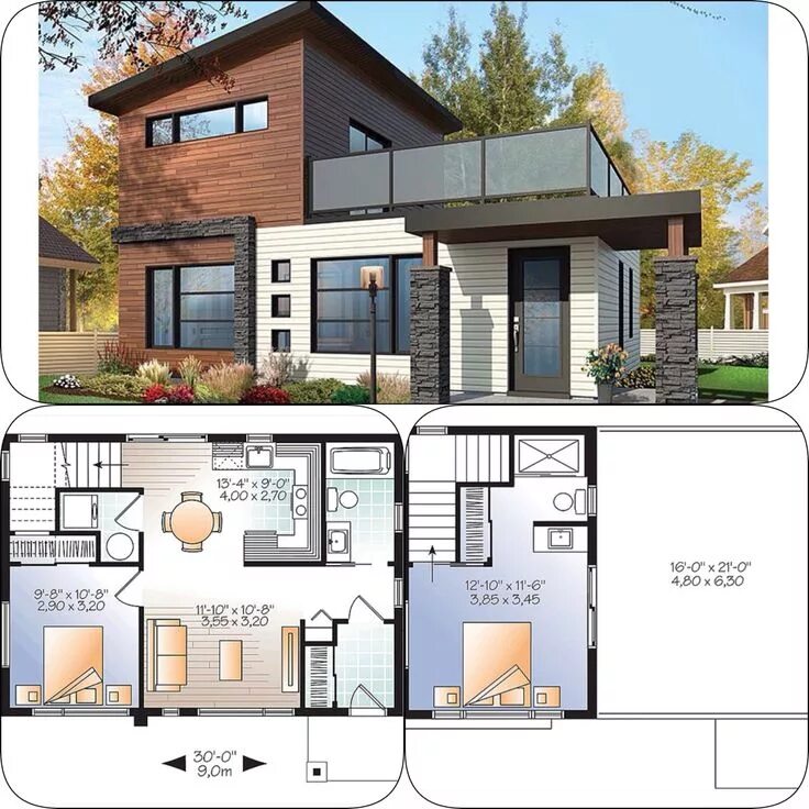 Планировки домов снаружи Pin by Cindy Kitchens on TINY HOUSES House construction plan, Architectural hous