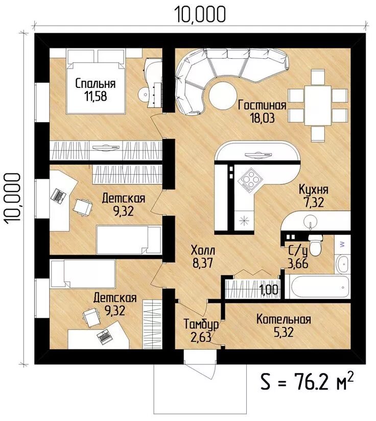 Планировки домов тюмень Планировки домов дизайн Home design plans, Small house plans, Cabin house plans