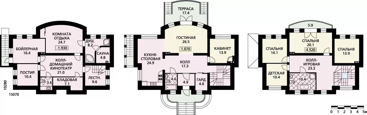Планировки домов в москве Проект коттеджа в стиле модерн