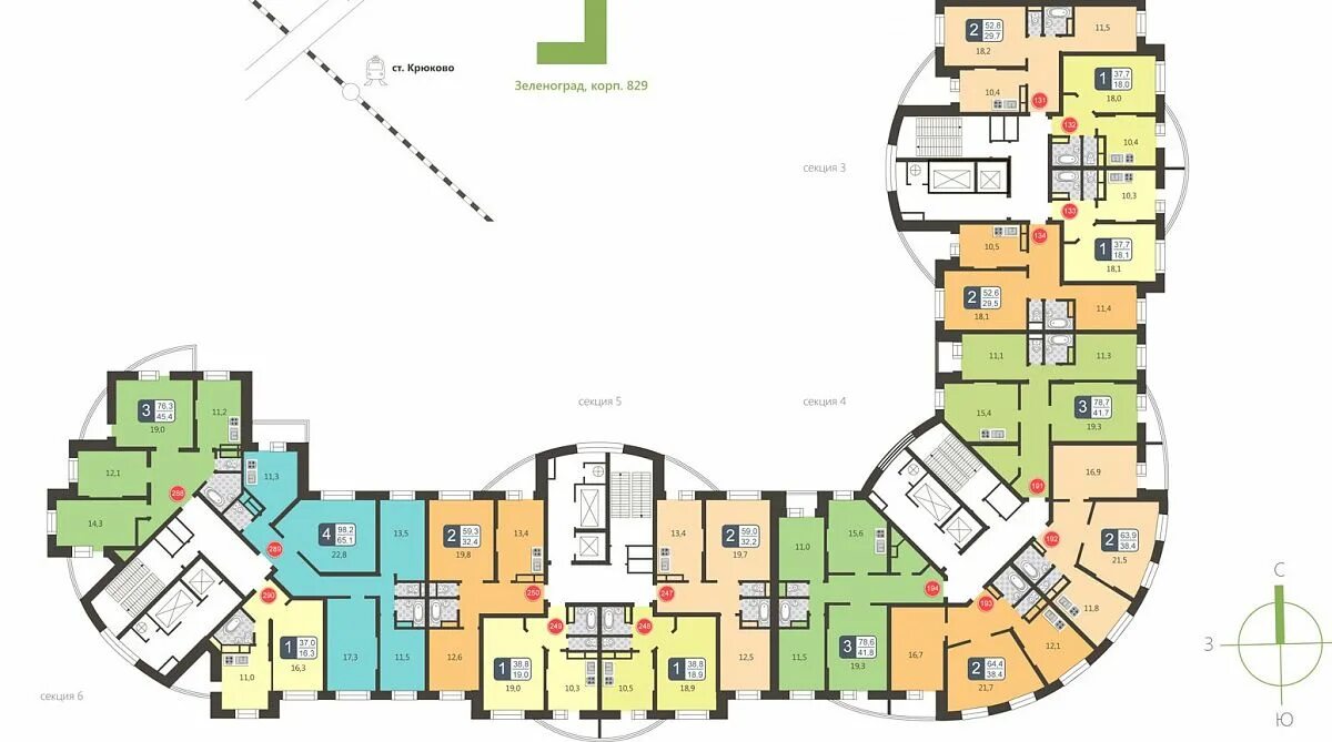 Планировки домов зеленограда г. Москва, г. Зеленоград, корп. 829 - информация о доме, фото, характеристики и 