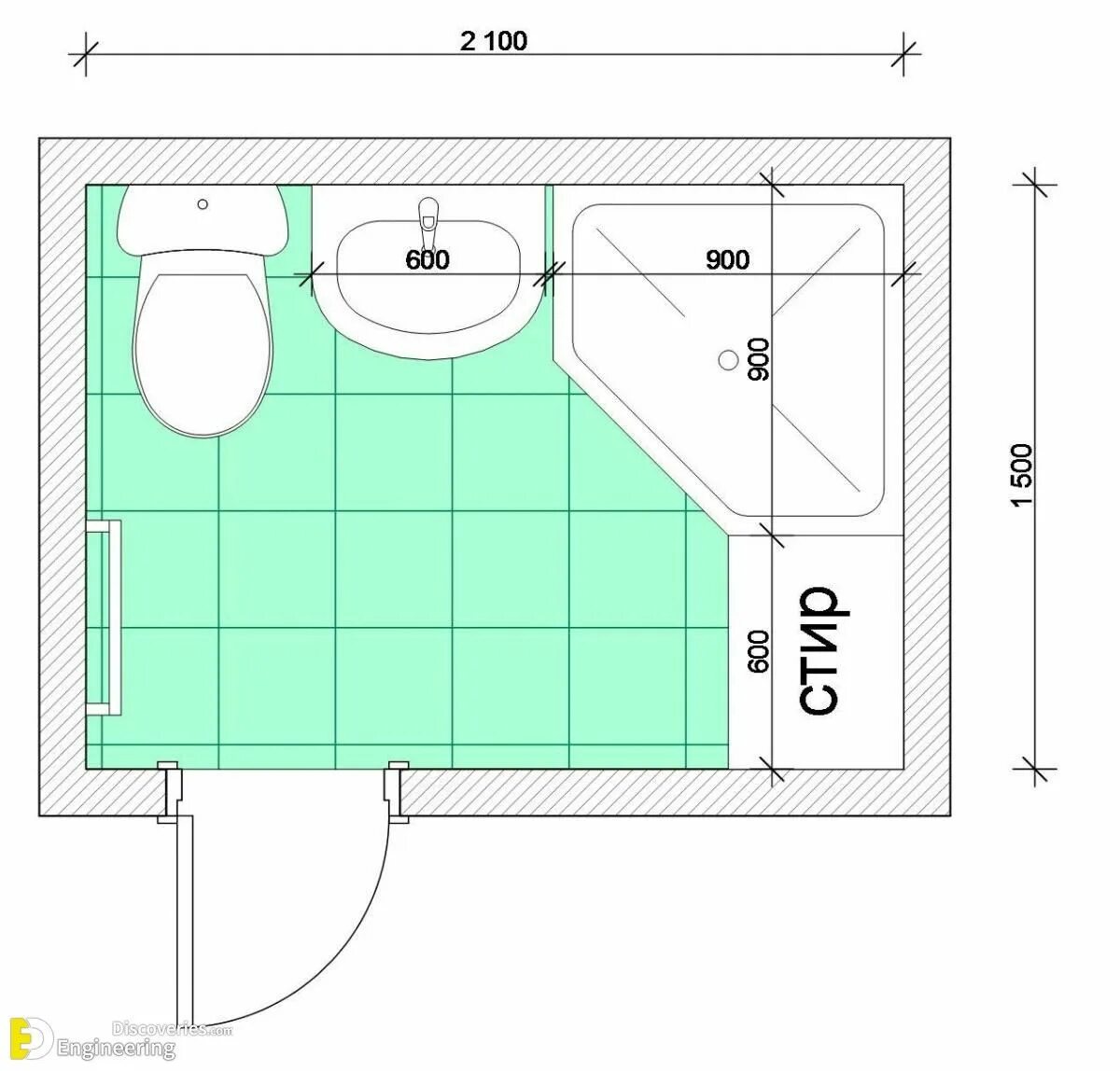 Планировки душевых комнат с туалетом Pin on Plan salle de bain