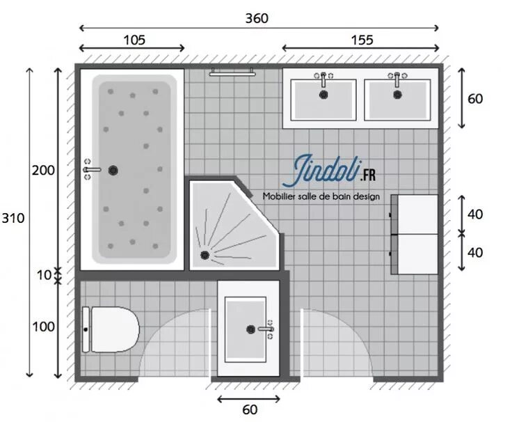 Планировки душевых в частном доме Épinglé par Alli Novosad sur Koupelna Plan salle de bain, Aménagement salle de b
