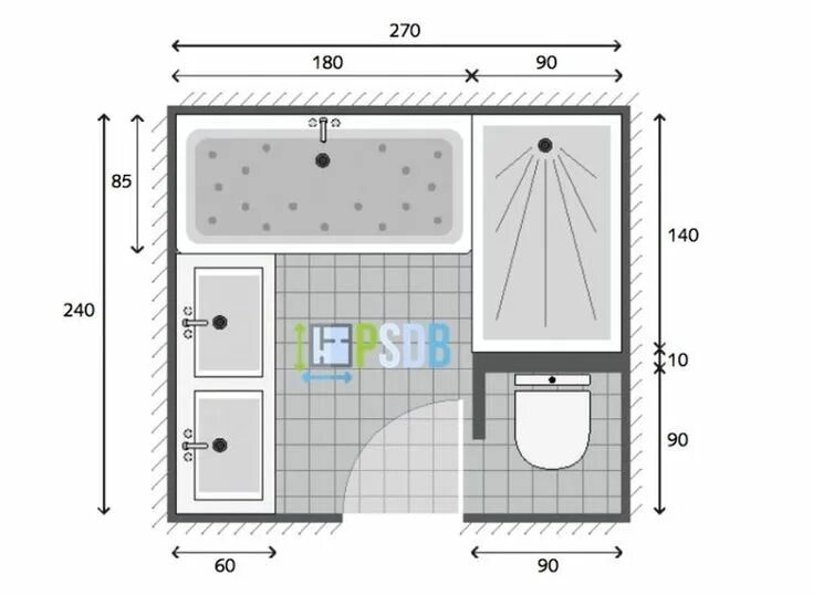 Планировки душевых в частном доме Pin on MICRO.interior in 2024 Bathroom floor plans, Bathroom design layout, Bath