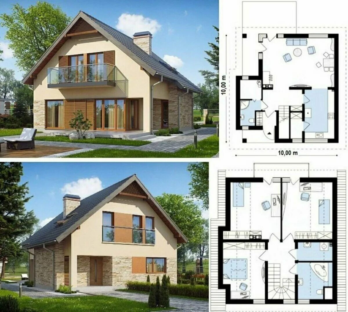 Планировки двухэтажных домов из газобетона Из чего строить дом в 2022 году и как сэкономить на строительстве. Обзор Строите
