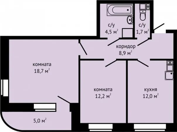 Планировки двухкомнатных квартир в новостройках Фотографии на стене сообщества - Фотография 1 из 80 ВКонтакте