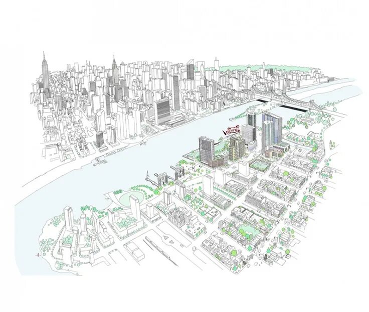 Планировки городов варианты Gallery of The Modern Metropolis, Illustrated / Chris Dent - 2 Modern metropolis