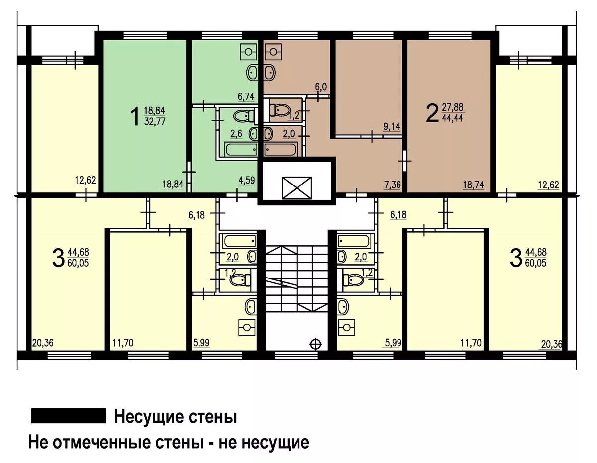 Планировки ii 49 3 комнатных квартир Серия дома II-49 - планировка квартир и варианты перепланировки. Обзор.