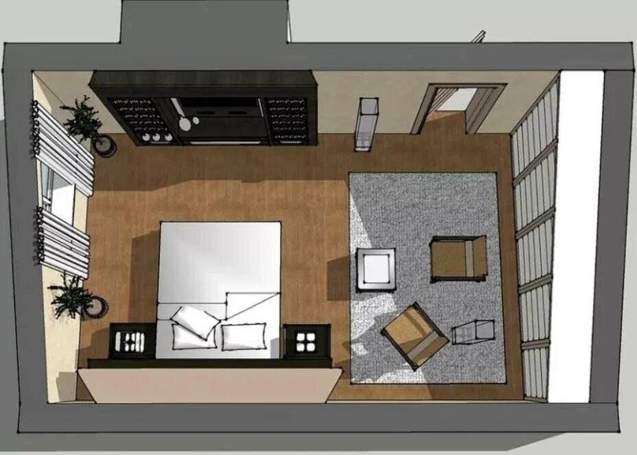 Планировки комнат 15 м Варианты планировки комнаты фото - DelaDom.ru