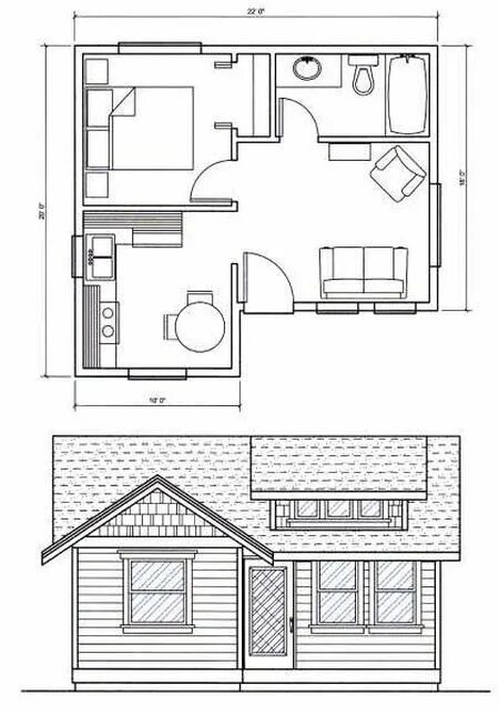 Планировки компактных домов для маленьких участков Mohsinsq: I will draw architectural 2d floor plans in autocad for $10 on fiverr.