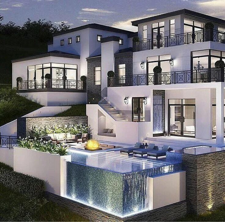 Планировки крутых домов Dream house, Modern house design, Mansions luxury