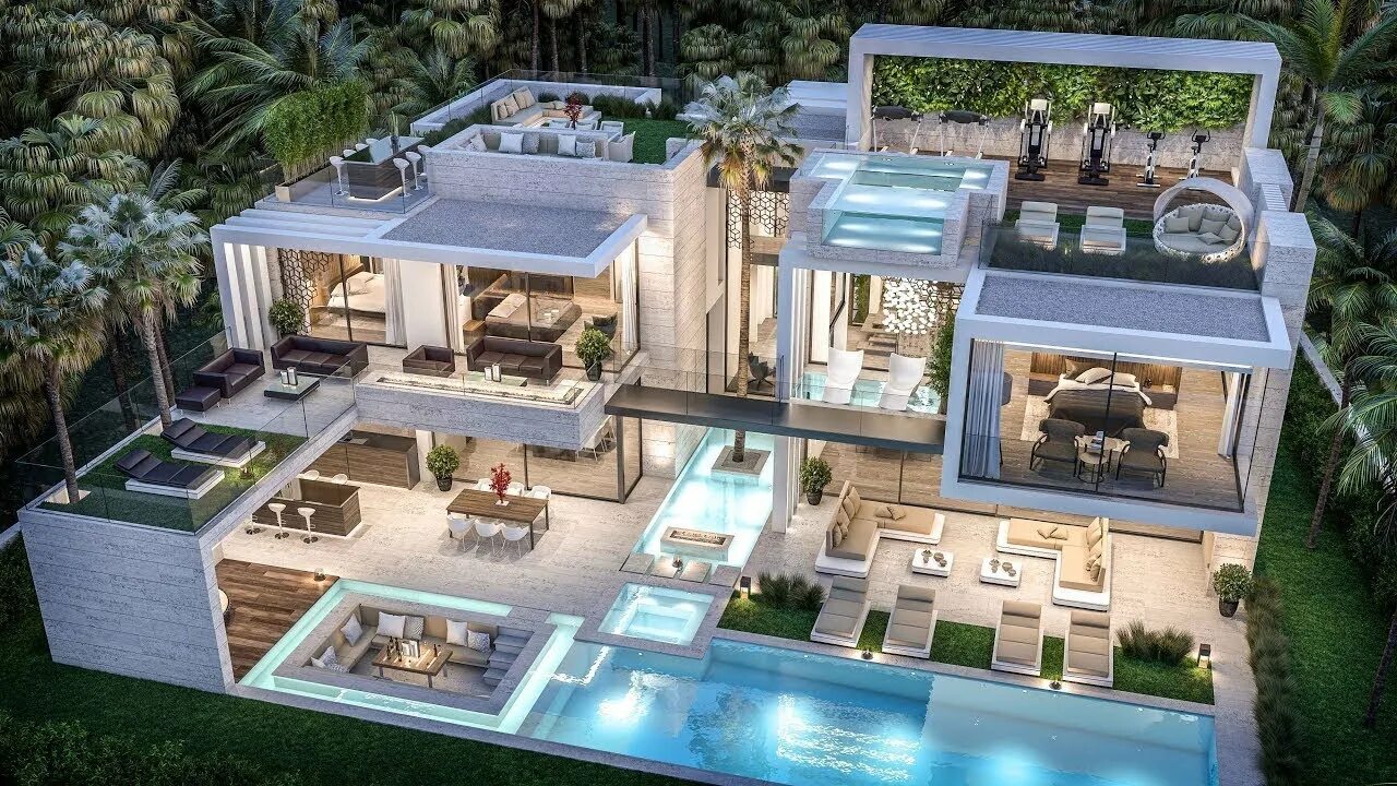 Планировки крутых домов LVH Global Villa Athena Fort Lauderdale Luxury Vacation Home - YouTube