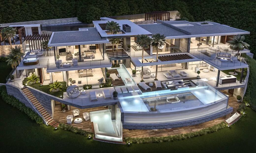 Планировки крутых домов Amazing Luxury Villa project La Zagaleta Spain. in Benahavís, Spain for sale on 
