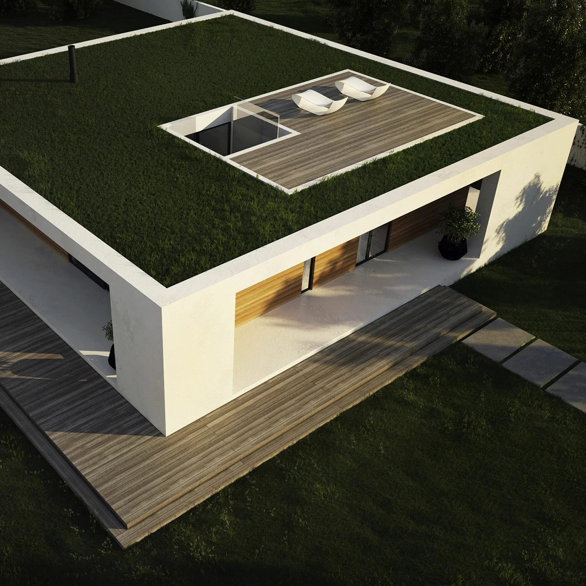 Планировки крыши дома фото PATIO house Architettura abitativa, Patii, Facciata della casa