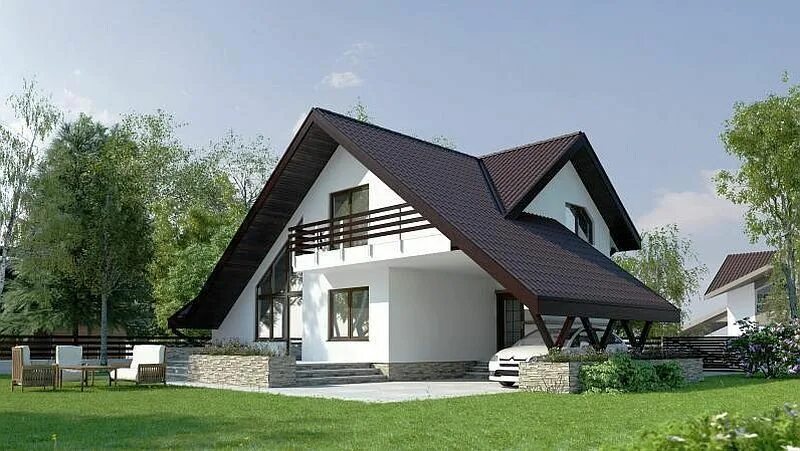 Планировки крыши дома фото Proiecte de case cu trei dormitoare - spatiu suficient - Case practice Case rust
