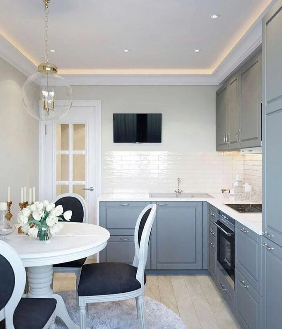 Планировки кухни 10 Современный дизайн кухни 8 кв. м: 50 фото + идеи Kitchen design small, Kitchen d