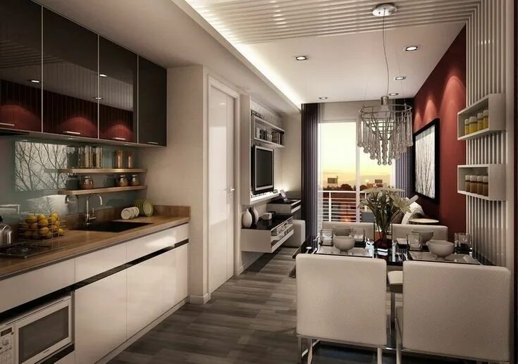 Планировки кухни гостиной 22 кв м Дизайн квартиры студии 26 кв м +75 фото функционального интерьера Kitchen cabine