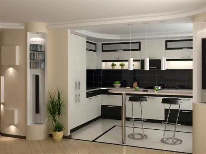 Планировки кухни студии дизайн Pin by Tana A on Кухня Kitchen decor modern, Contemporary kitchen design, Kitche