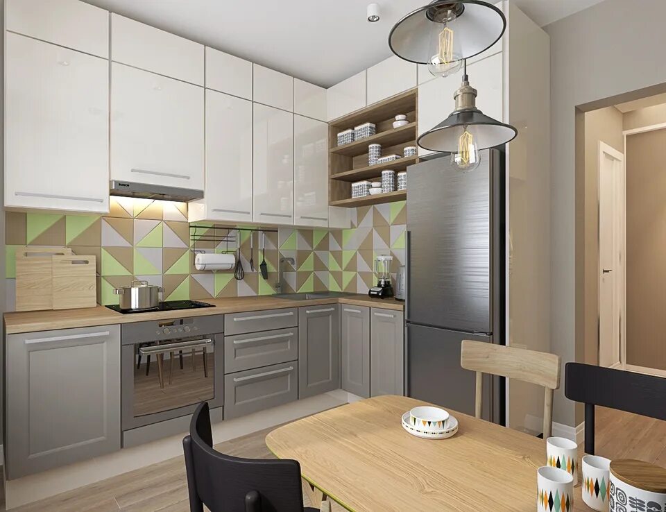 Планировки кухни в панельном доме п 68 Kitchens in a two-room apartment of a panel house photo design (51 Photos)