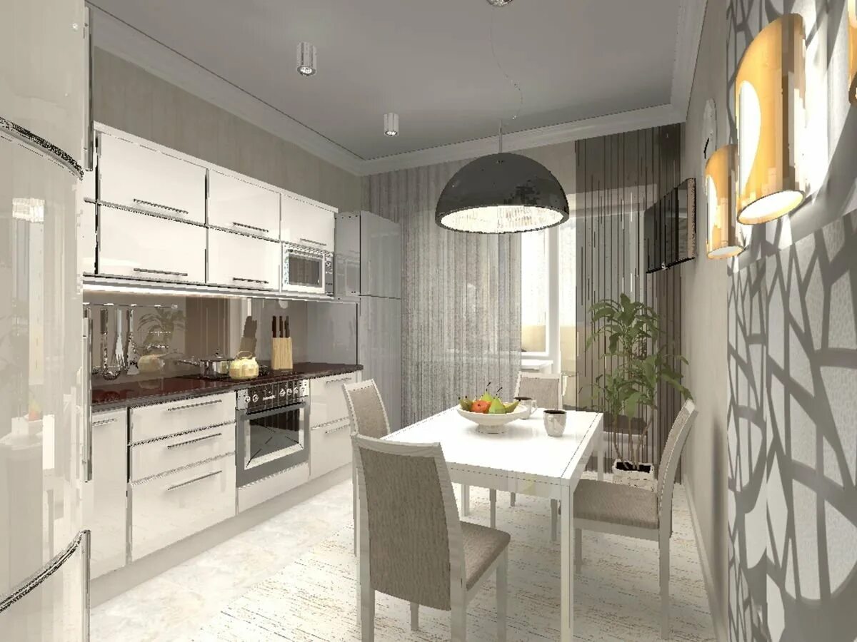Планировки кухонь 10 метров Кухня на 10 квадратных метров фото - DelaDom.ru