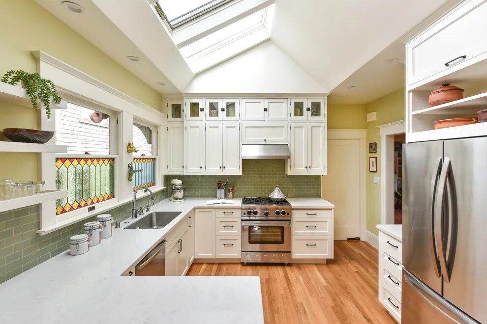 Планировки кухонь 12 Craftsman Bungalow Kitchen - Мастеровой - Кухня - Сан-Франциско - от эксперта FM
