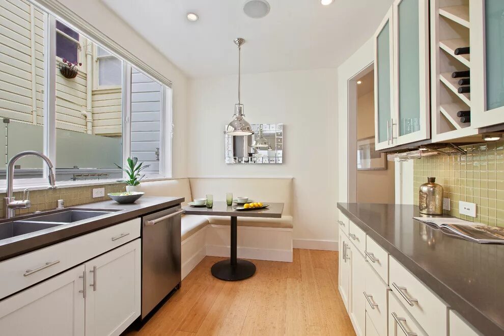 Планировки кухонь 12 Contemporary Kitchen - Современный - Кухня - Сан-Франциско Houzz Россия