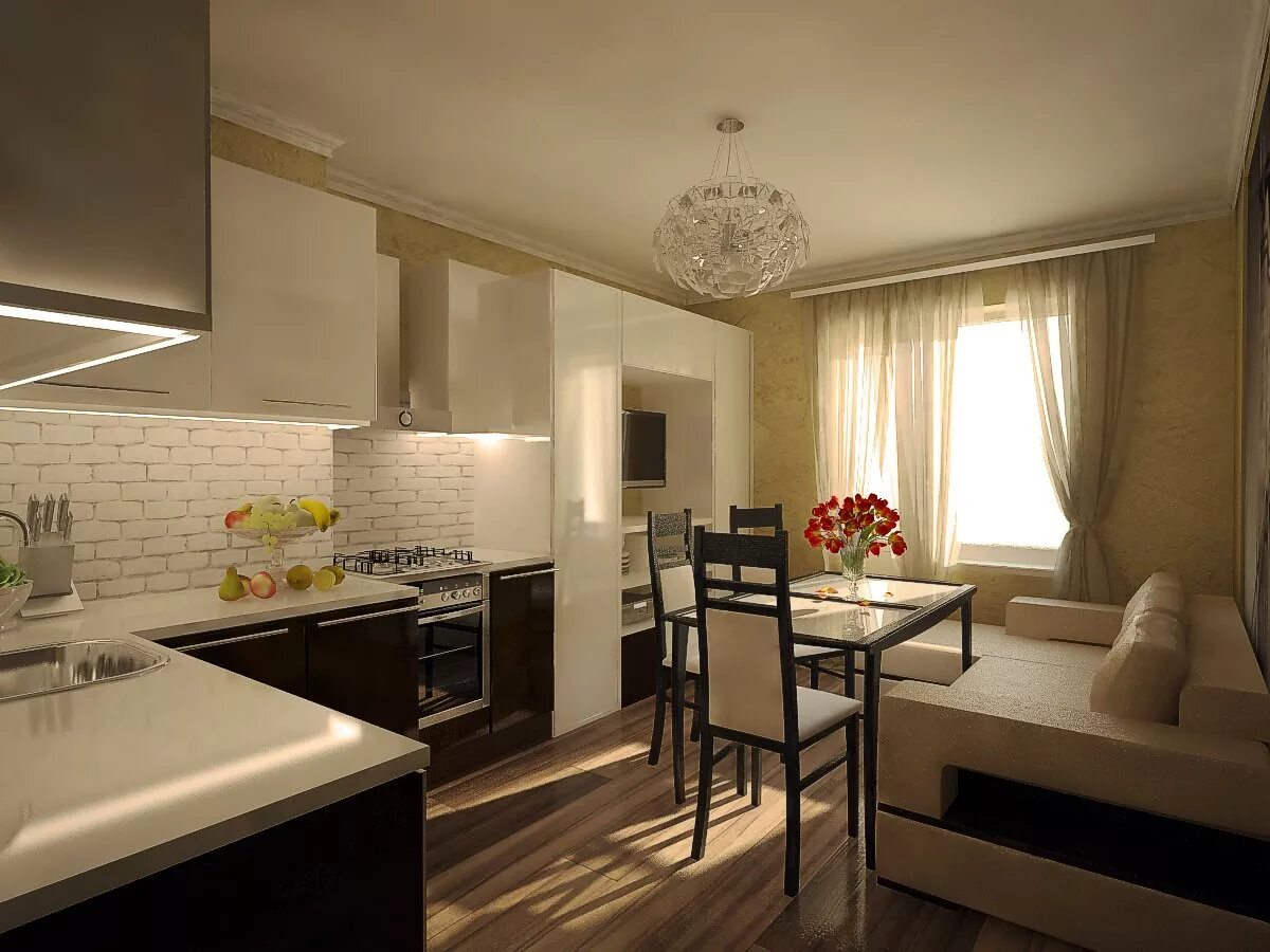 Планировки кухонь 15 кв Кухня гостиная 15 кв м фото - DelaDom.ru