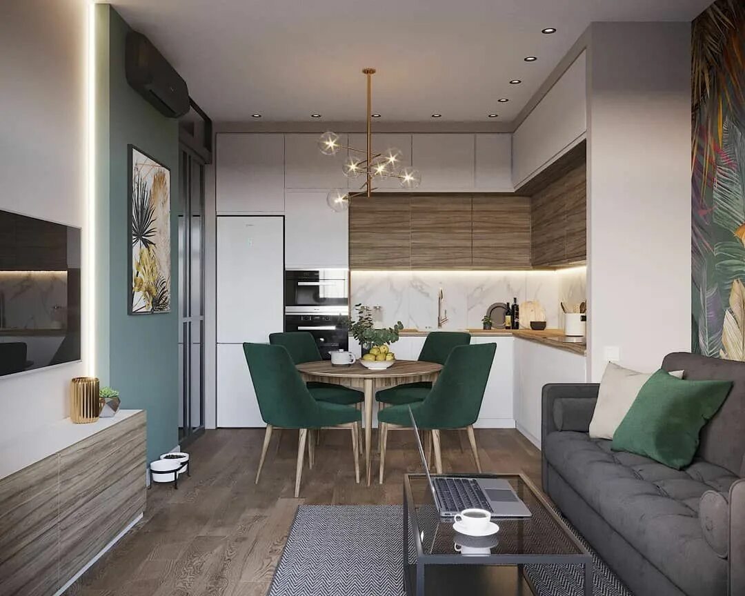 Планировки кухонь гостиных 18 кв kitchen/living room space idea Apartment living room design, Interior design kit