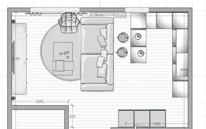 Планировки кухонных комнат Выбор планировки кухни - гостиной Houzz Россия