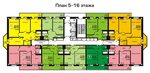 Планировки квартир 16 этажках Планировка 16 этажного дома - 75 фото