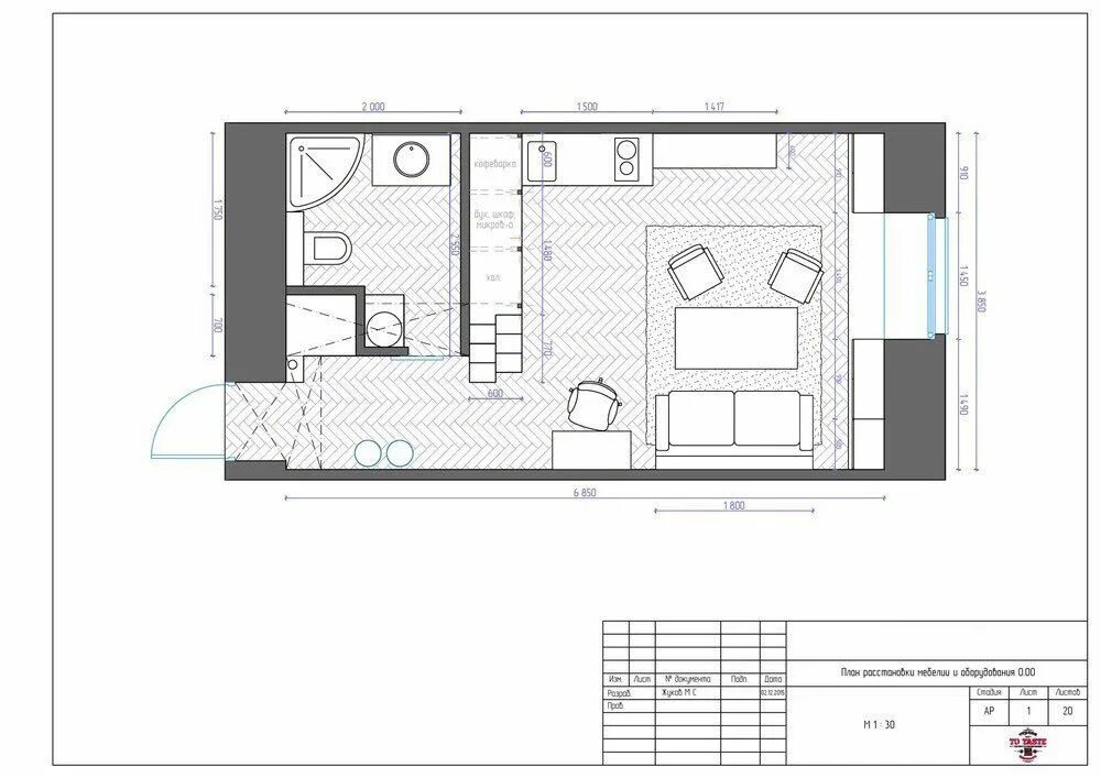 Планировки квартир 30 м Pin di Redevelopment II
