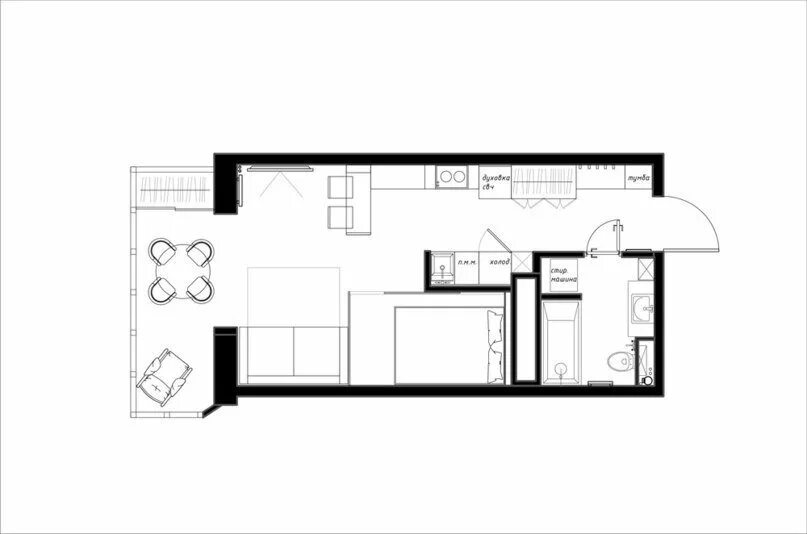 Планировки квартир 30 м Как выбирать маленькую квартиру: планировки +советы - INMYROOM