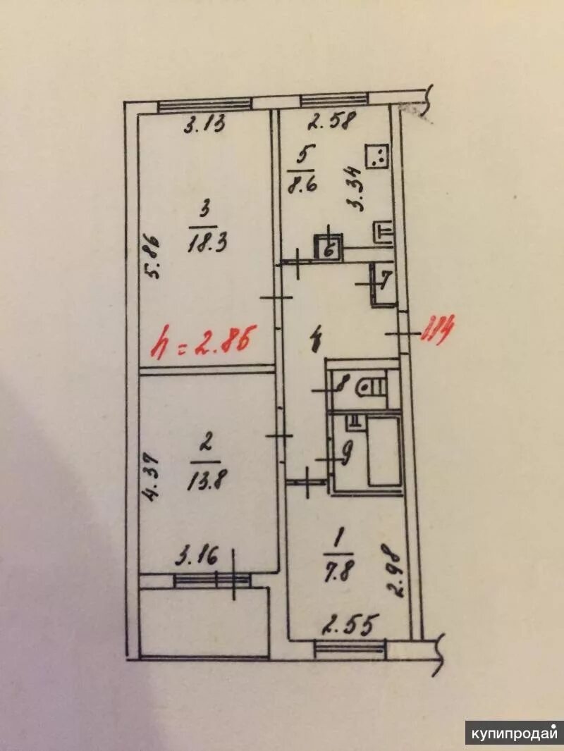 Планировки квартир апатиты Продам 3-комнатную квартиру в г.Кировске Мурманской области в Кировске