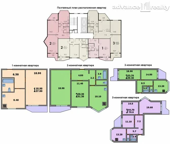 Планировки квартир дом п44т Размеры квартир п 44: найдено 69 изображений