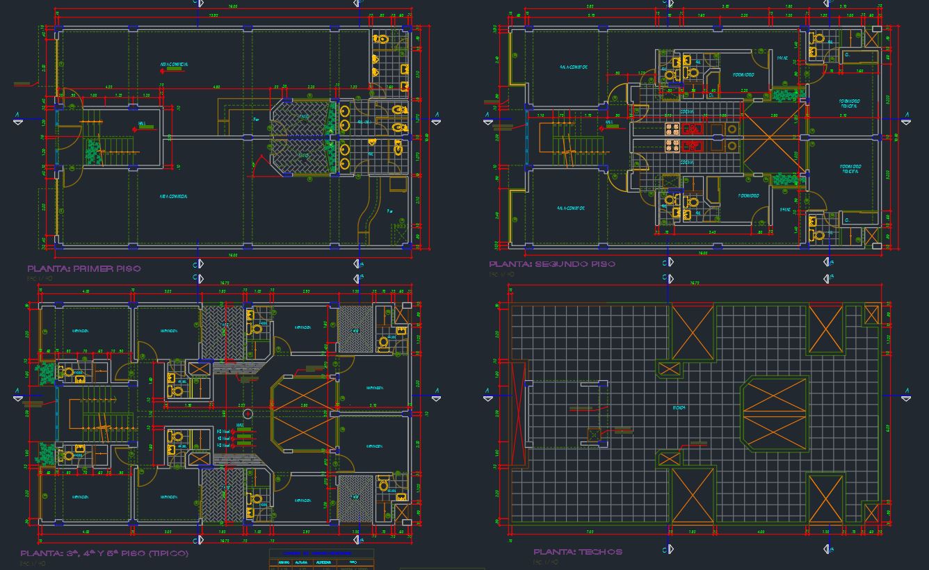 Планировки квартир dwg Проект пятиэтажного коридорного дома на 8 квартир - Art-Grea: DWG чертежи беспла