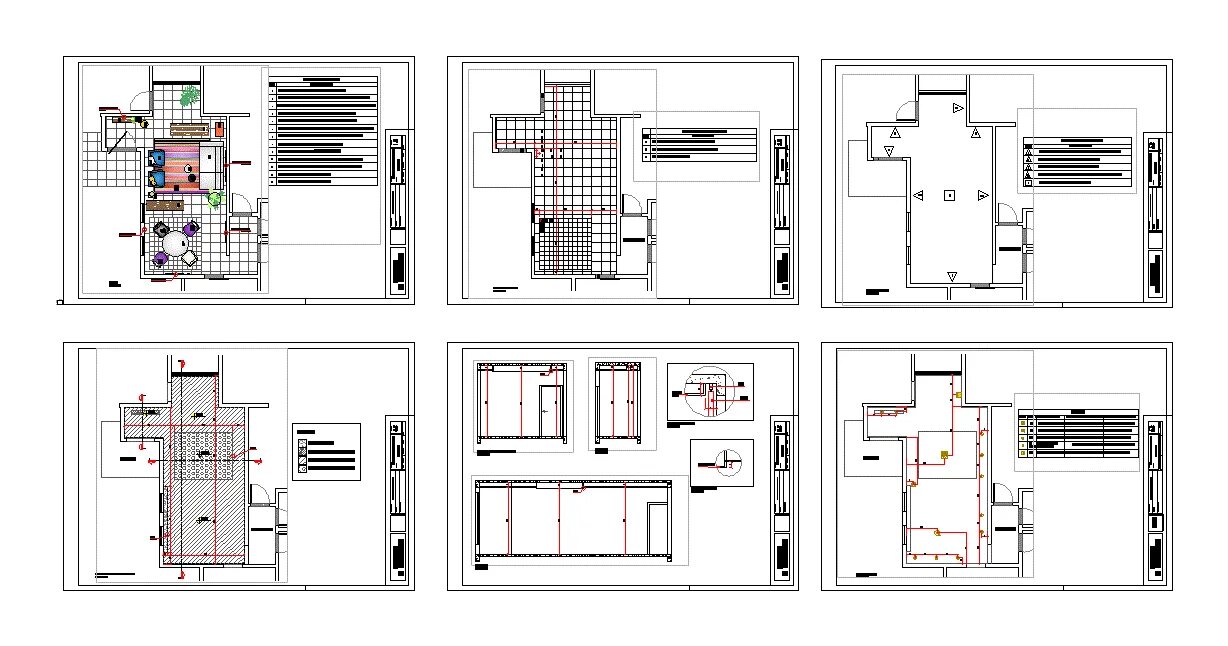 Планировки квартир dwg Interior Design Project DWG Full Project for AutoCAD * Designs CAD