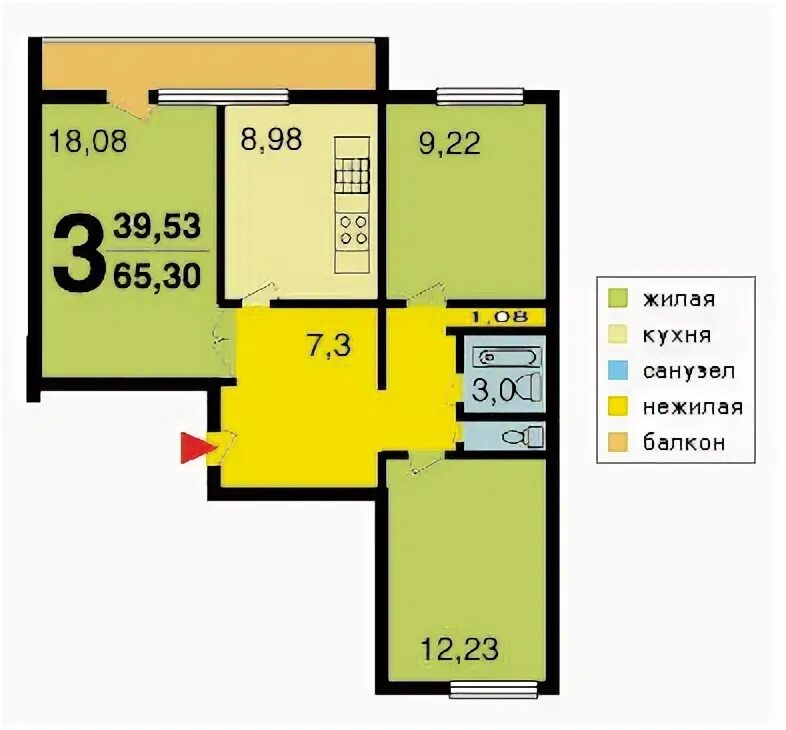 Планировки квартир и 522а Старые планировки (серия дома И-522А)
