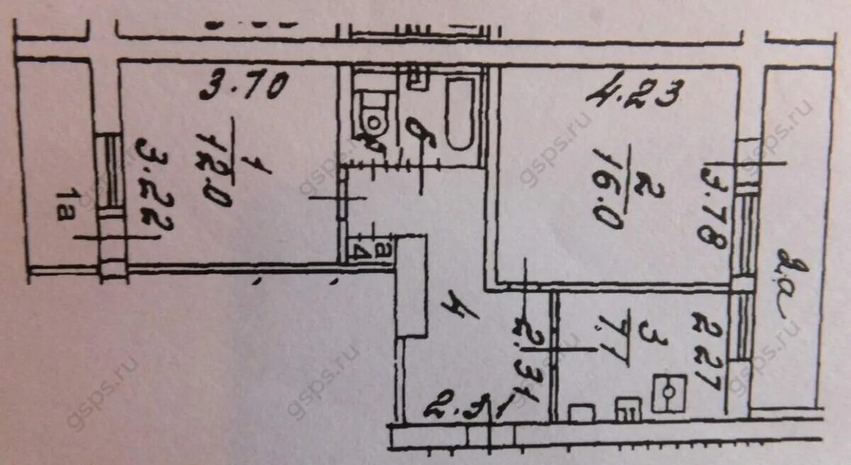 Планировки квартир и 522а Серия И-522А - планировка квартир с размерами, БТИ и другая информация