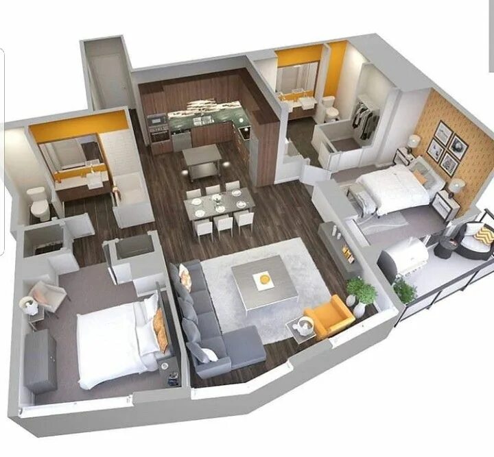 Планировки квартир индивидуальный проект Pin by Melissa Schaefer on House plans Small house design plans, Home design flo