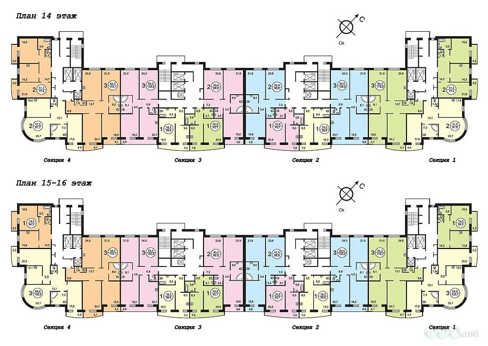 Планировки квартир киров Планировки квартир Кирова, 25, ЖК Корона