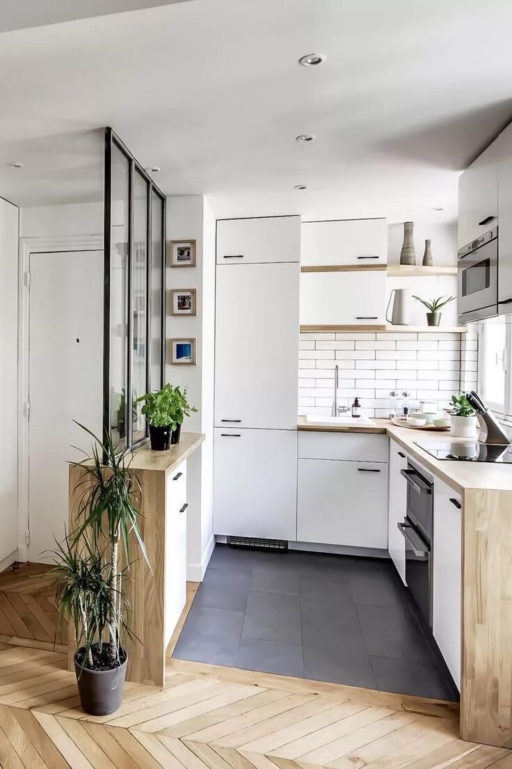 Планировки квартир кухня коридор Cuisine ouverte sur salon réussie : 20 astuces - Clem ATC Cuisine ouverte sur sa