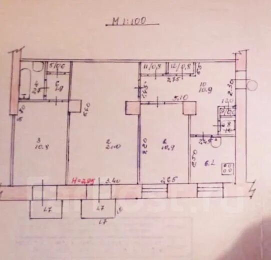 Планировки квартир ленина 2 3х квартира, Ленина, 38 - Купить 3-комнатная квартиру в Комсомольске-на-Амуре Фа