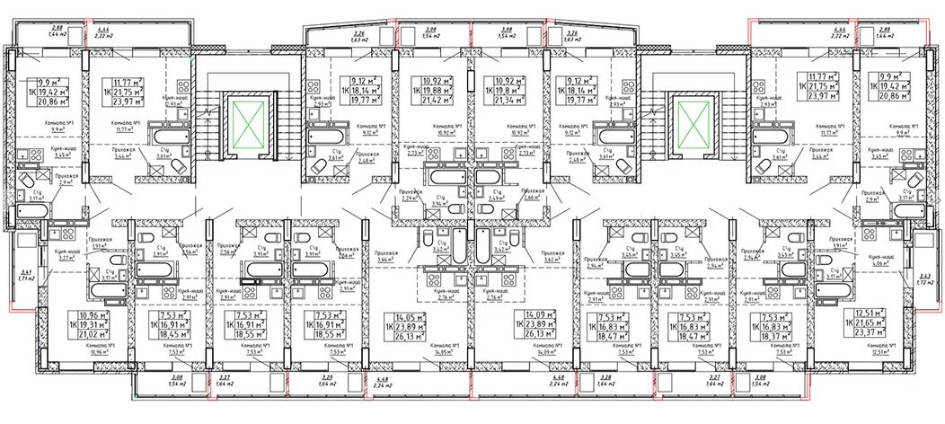 Планировки квартир ленина 2 Квартиры Ленина 123 ООО "СЗ "ИСК "АВАНГАРД"