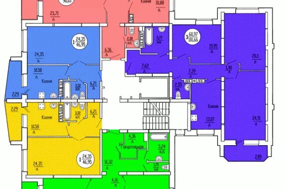 Планировки квартир магнитогорск ЖД № 30(стр) в 144 мкр. - RealtyStreet