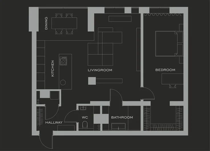 Планировки квартир на мира 2 Gorgeous Single Story Homes With 80 Square Meter Floor Space (Includes Layout/