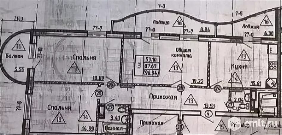 Планировки квартир олеко дундича 31 3-комнатная квартира 96,94 кв.м - Воронеж - Доска объявлений Камелот