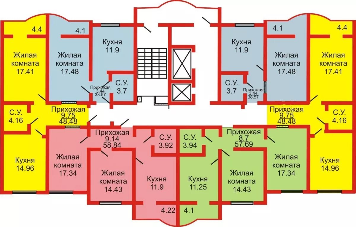 Планировки квартир оренбург Жилой комплекс "Оренбуржье" 56 Стройка