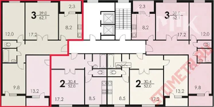 Планировки квартир п 30 П 30 план этажа
