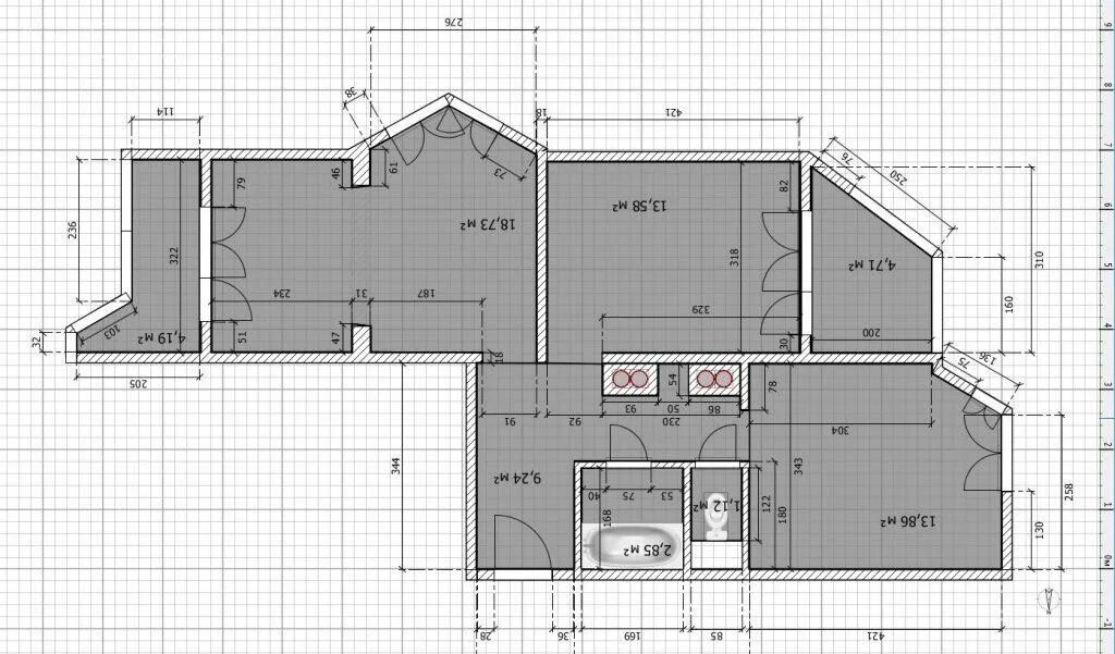 Планировки квартир п 44т с размерами Продажа двухкомнатной квартиры Красногорск, метро Мякинино, Красногорский бульва